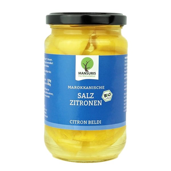 Bio Eingelegt Salzzitronen aus Marokko