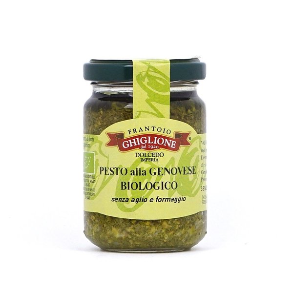 Bio Pesto Genovese mit Olivenöl und Pinienkerne